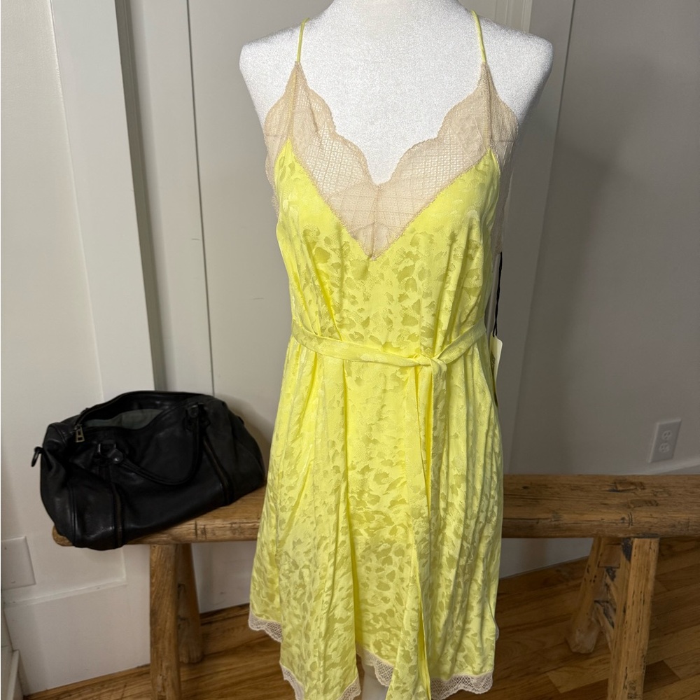 Zadig & Voltaire Lemon Lace Dress S